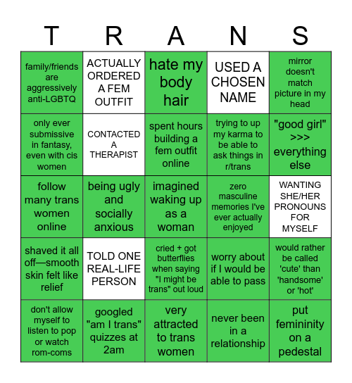 Egg hatched? Bingo Card