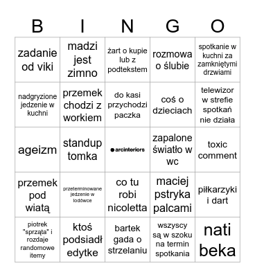 make arc great again Bingo Card