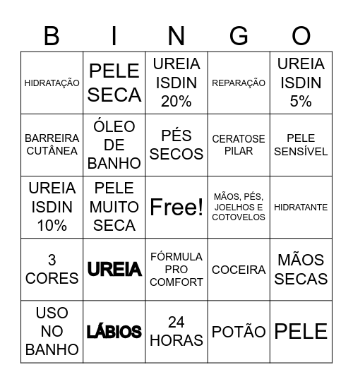 BINGO UREADIN Bingo Card