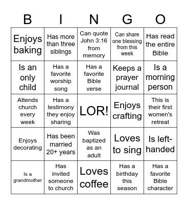 LOR Reintroduce HER Bingo Card
