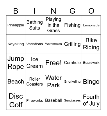 Room 112 Custom Bingo Card