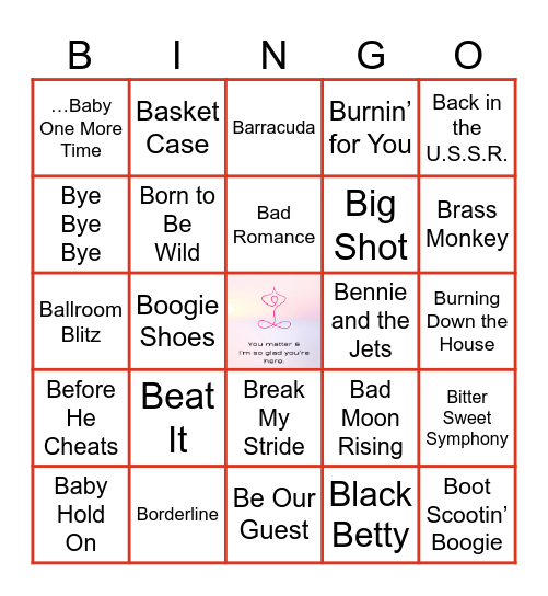 7.15.26 "B" ALPHABET ROUND Bingo Card