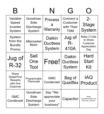 CAD Branch Bingo Card