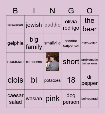 ada’s bingo! Bingo Card