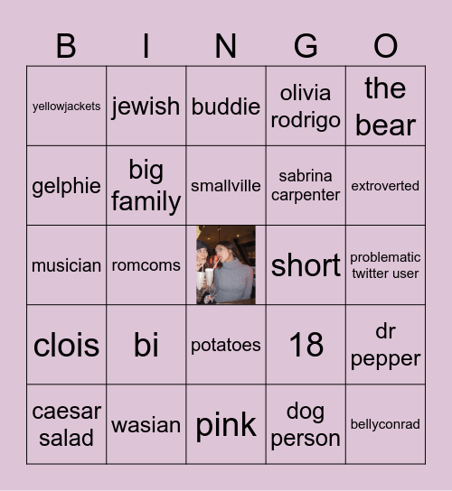 ada’s bingo! Bingo Card