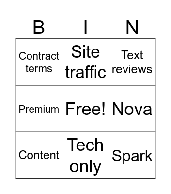 CS Deep Dive! Bingo Card