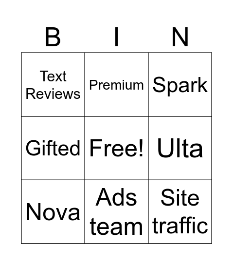 CS Deep Dive Bingo Card