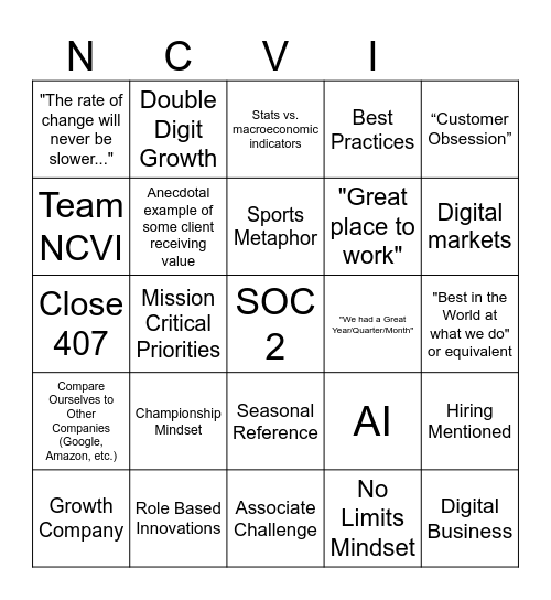 All-Company-Meeting Bingo Card