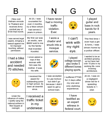 Game Night Secrets Revealed! Bingo Card