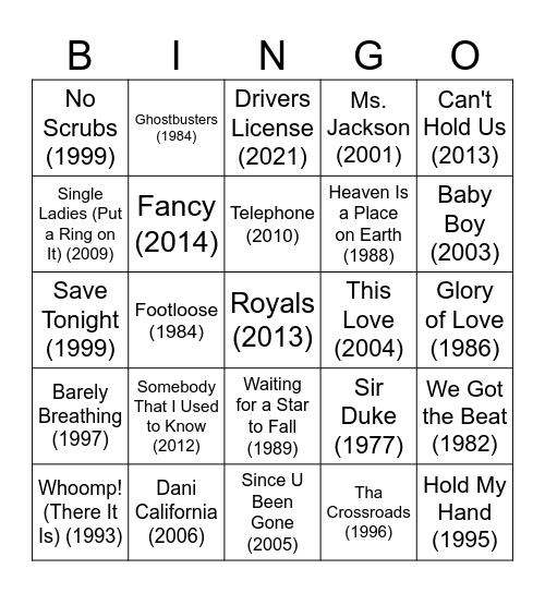 Back to School: Graduation Edition Bingo Card