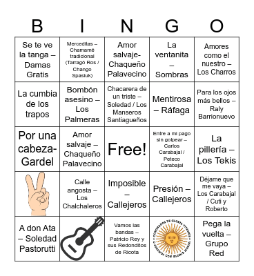 EL GLORIOSO CONVENTILLO Bingo Card