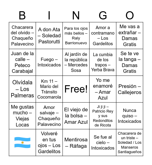 EL GLORIOSO CONVENTILLO Bingo Card