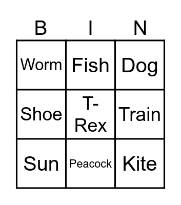 Jude Zingo Board Bingo Card