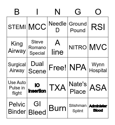 Q 3 Bingo Card