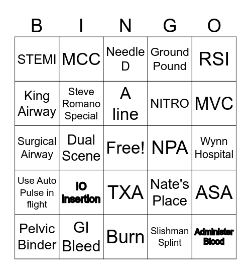 Q 3 Bingo Card