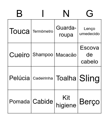 Chá da Catarina Bingo Card
