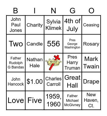 Daughters of Isabella Bingo Card