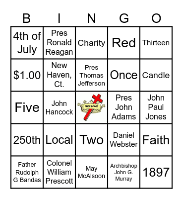 Daughters of Isabella Bingo Card