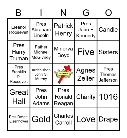 Daughters of Isabella Bingo Card
