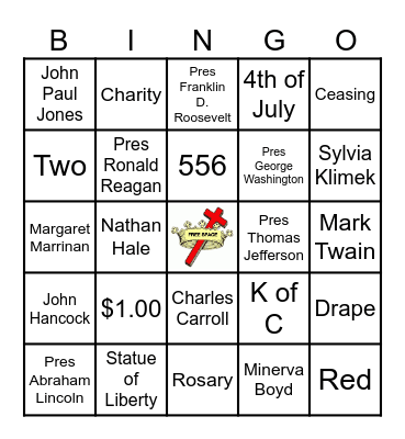 Daughters of Isabella Bingo Card