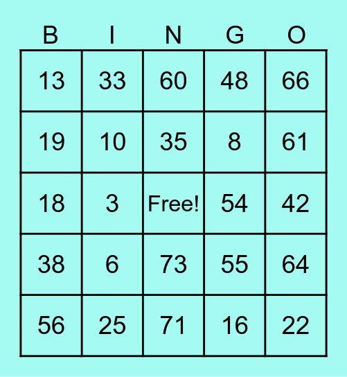MADTRAPP Bingo Card