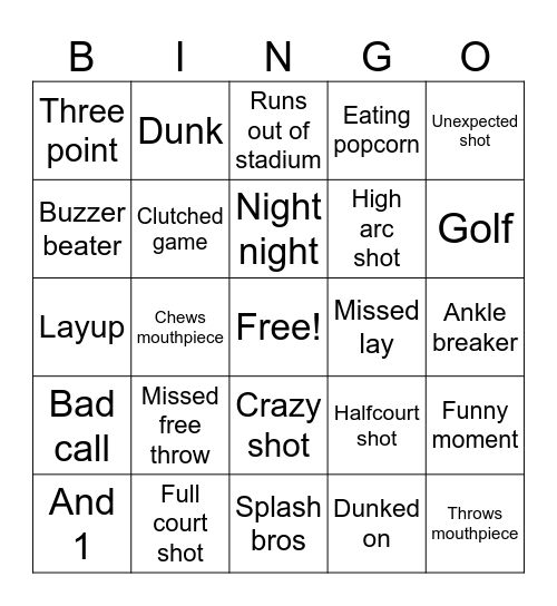 Steph curry moments Bingo Card
