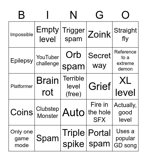 Recent tab Bingo Card