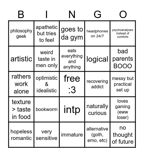 juni bingou Bingo Card