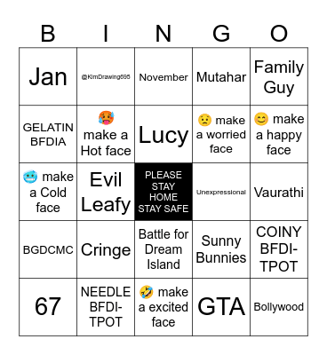 YouTube Shorts Bingo Card Bingo Card
