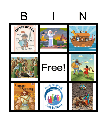 Don't be afraid just believe Bingo Card