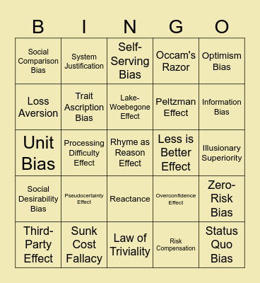 We Need to Act Fast! Bingo Card