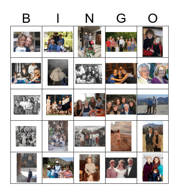 Grandma Bingo Card