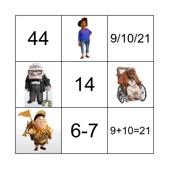 People Generations Bingo Card