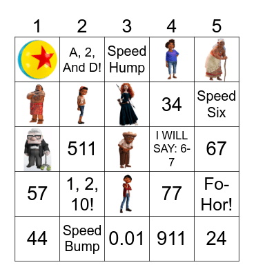 People Generations Bingo Card