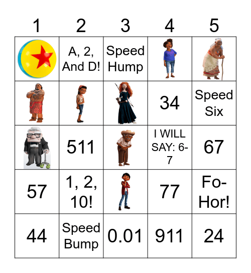 People Generations Bingo Card