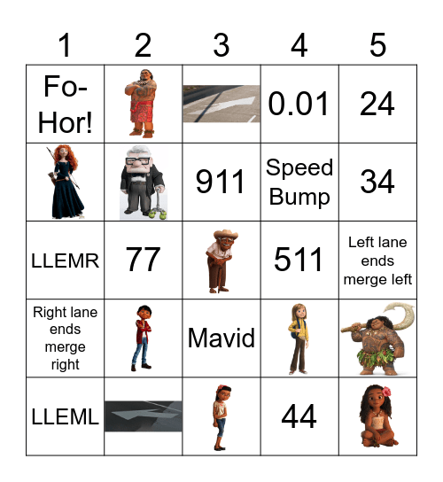 People Generations+ Bingo Card