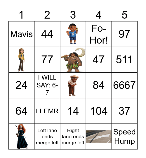 People Generations+ Bingo Card