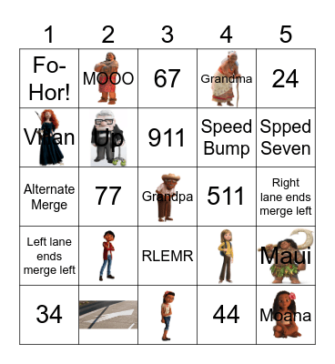People Generations+ Bingo Card
