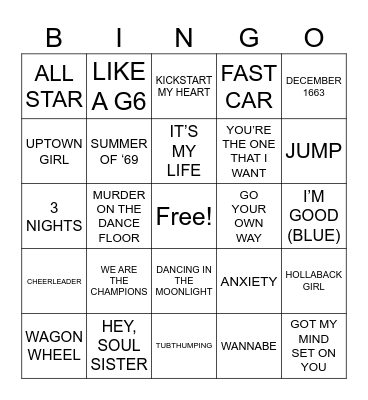 SMSA 2 Bingo Card