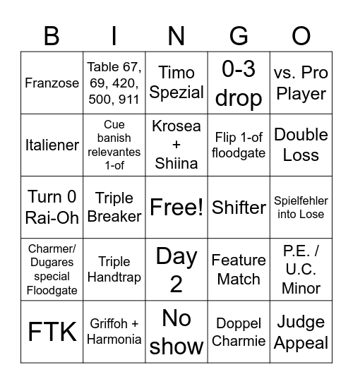 EM 2026 Bingo Card
