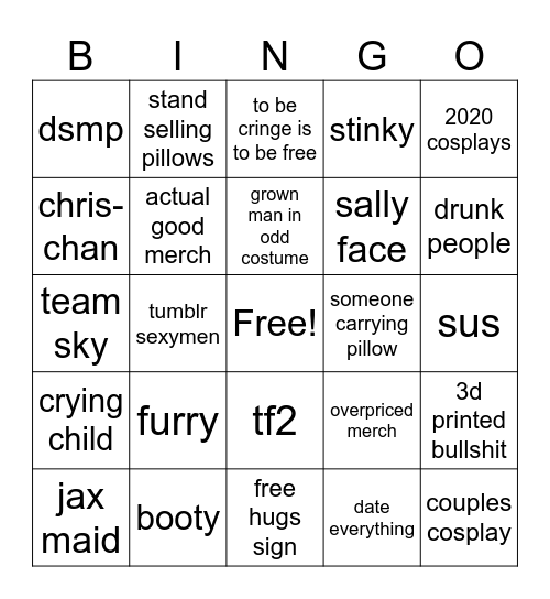 con bingo Card