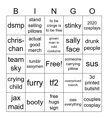 con bingo Card