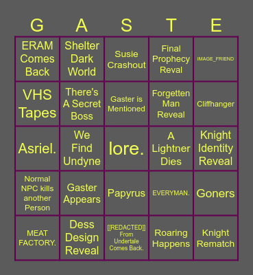 CHAPTER 6 BINGO. Bingo Card