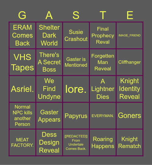 CHAPTER 6 BINGO. Bingo Card