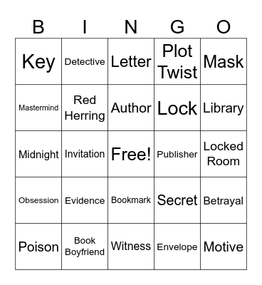 DARK SUMMER BINGO Card