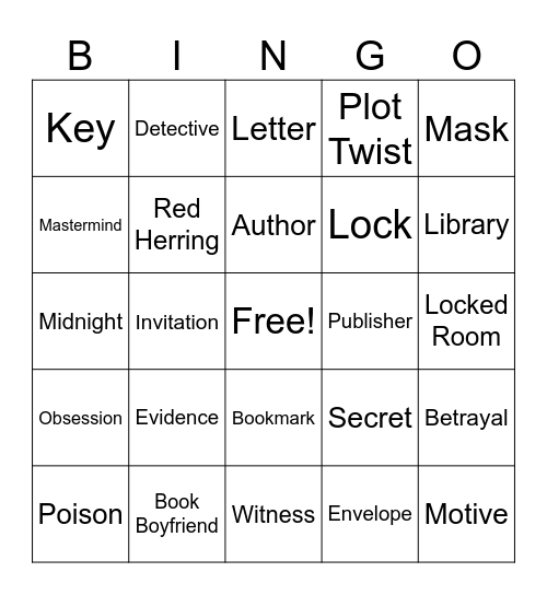 DARK SUMMER BINGO Card