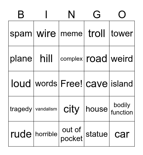 BAC builds Bingo Card