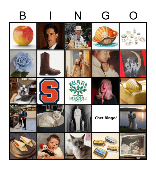 Chet Bingo! Bingo Card