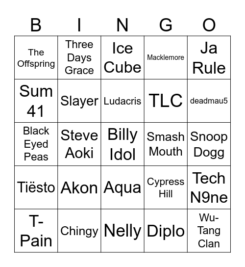 WTF STAMPEDE! Bingo Card