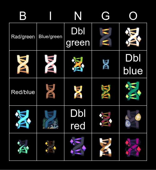 Mut hunt Bingo Card